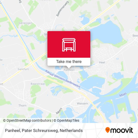 Panheel, Pater Schreursweg map