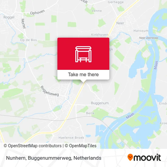 Nunhem, Buggenummerweg Karte