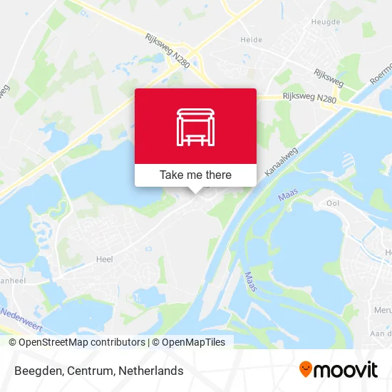 Beegden, Centrum map