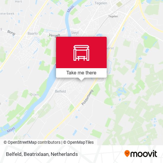 Belfeld, Beatrixlaan map