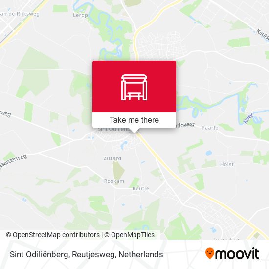 Sint Odiliënberg, Reutjesweg map