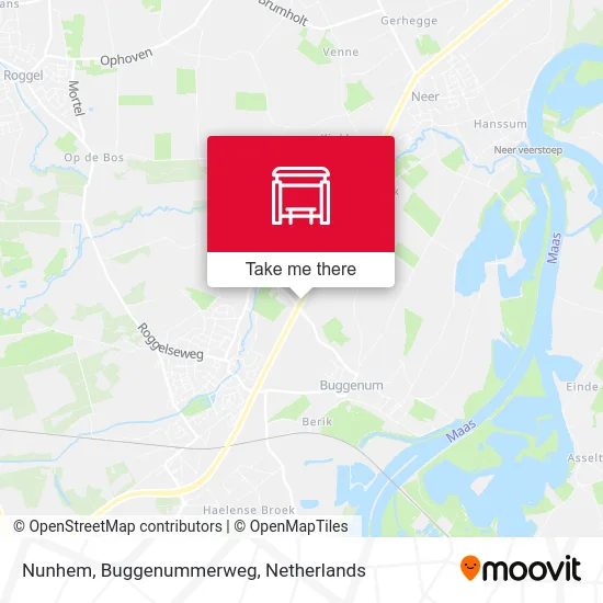 Nunhem, Buggenummerweg Karte