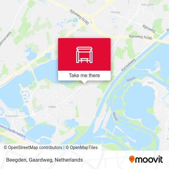 Beegden, Gaardweg map