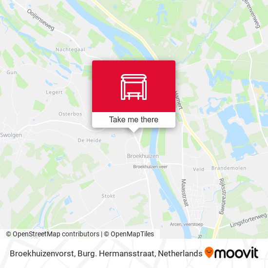 Broekhuizenvorst, Burg. Hermansstraat map