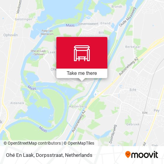 Ohé En Laak, Dorpsstraat map