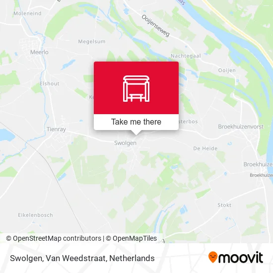 Swolgen, Van Weedstraat map