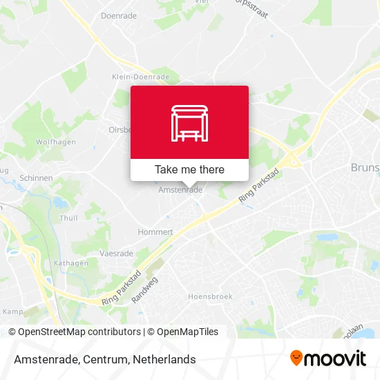 Amstenrade, Centrum map