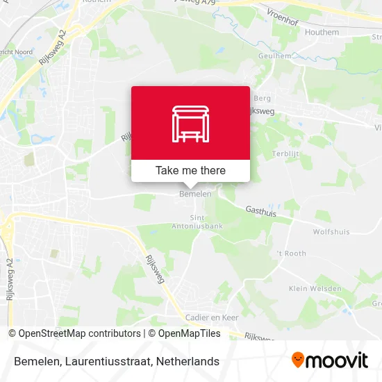 Bemelen, Laurentiusstraat map