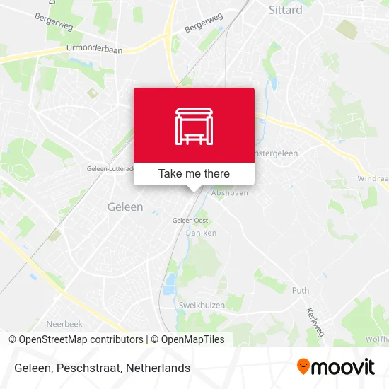 Geleen, Peschstraat map