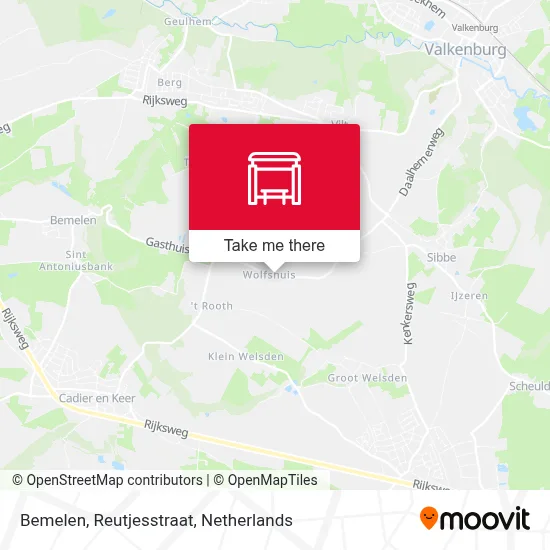 Bemelen, Reutjesstraat map