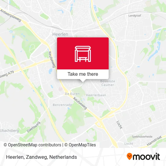 Heerlen, Zandweg Karte