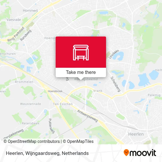 Heerlen, Wijngaardsweg map