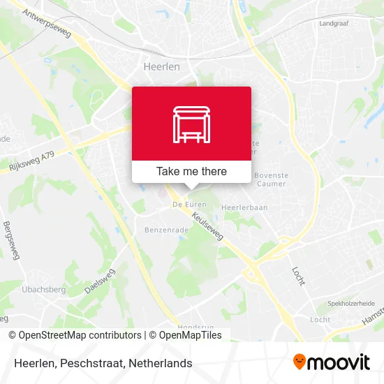 Heerlen, Peschstraat map