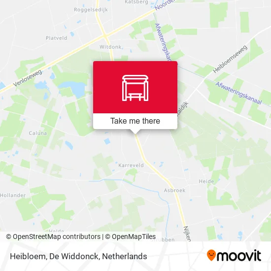 Heibloem, De Widdonck map