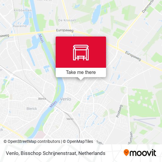 Venlo, Bisschop Schrijnenstraat map