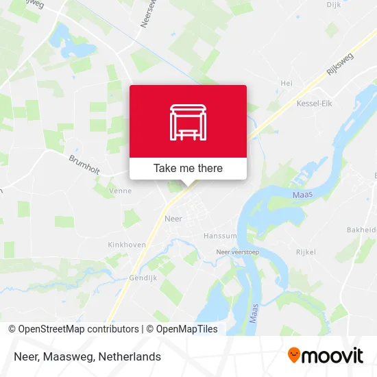 Neer, Maasweg Karte