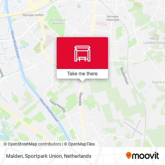Malden, Sportpark Union map