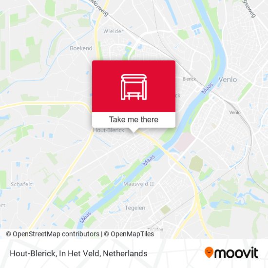 Hout-Blerick, In Het Veld map