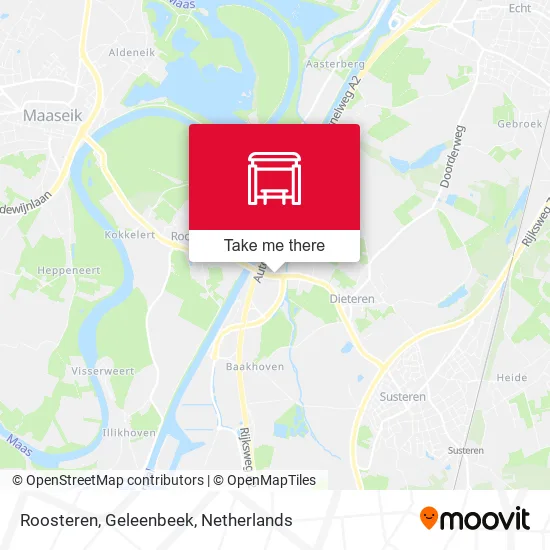 Roosteren, Geleenbeek map