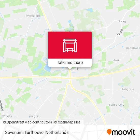 Sevenum, Turfhoeve map
