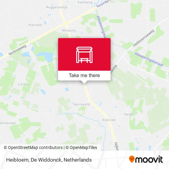 Heibloem, De Widdonck map
