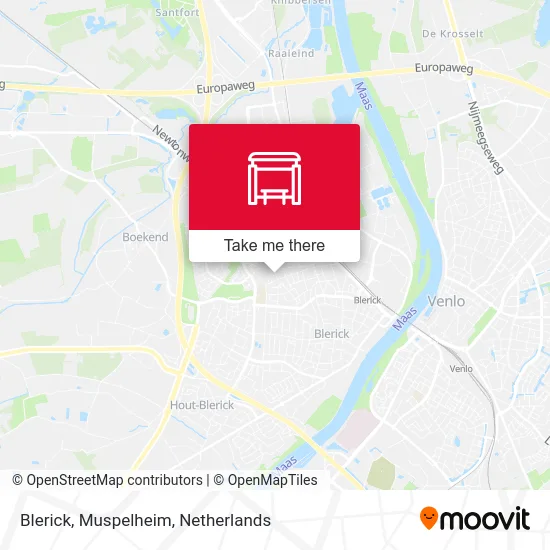 Blerick, Muspelheim map