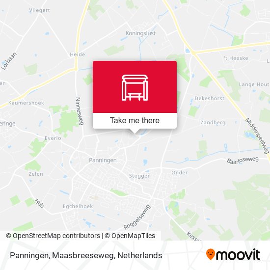 Panningen, Maasbreeseweg map