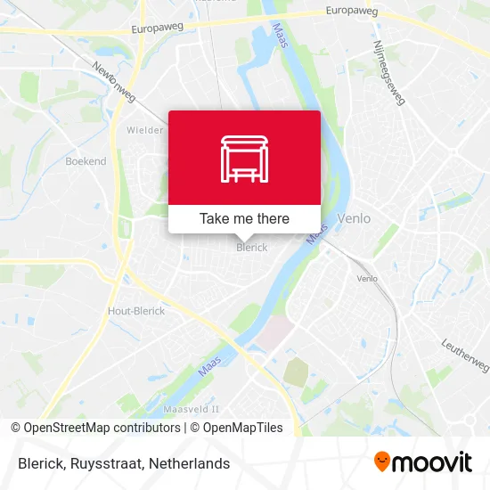 Blerick, Ruysstraat map