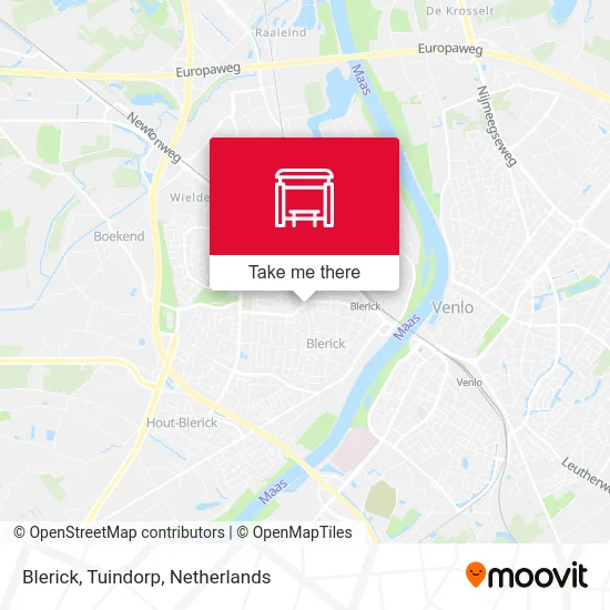 Blerick, Tuindorp map