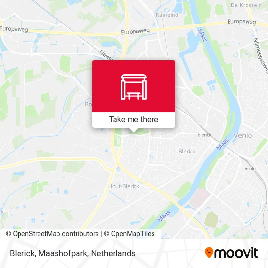 Blerick, Maashofpark map