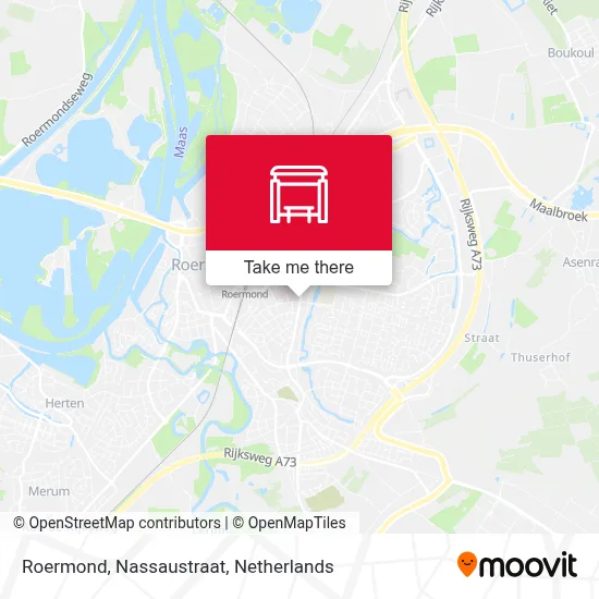 Roermond, Nassaustraat map