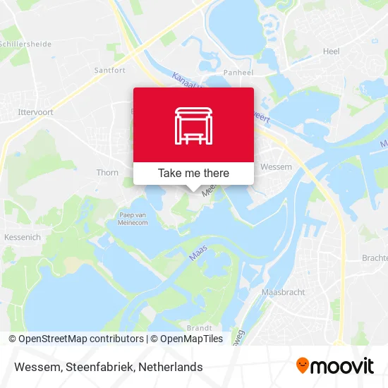 Wessem, Steenfabriek map