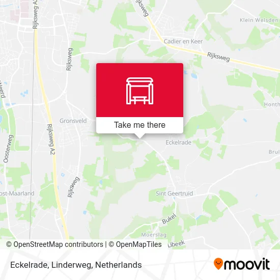 Eckelrade, Linderweg map