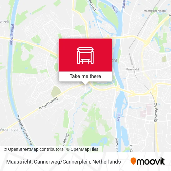 Maastricht, Cannerweg / Cannerplein map