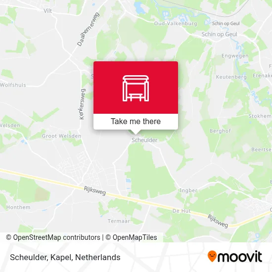 Scheulder, Kapel Karte