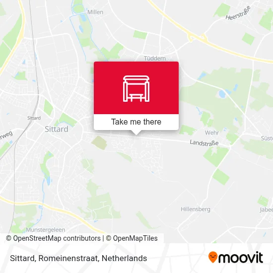 Sittard, Romeinenstraat map
