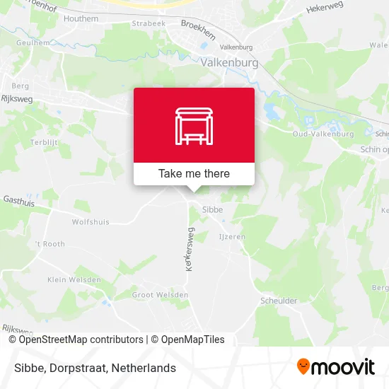 Sibbe, Dorpstraat Karte