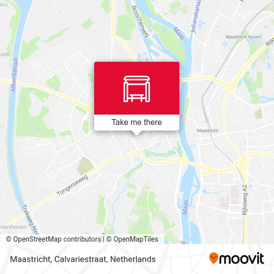 Maastricht, Calvariestraat map
