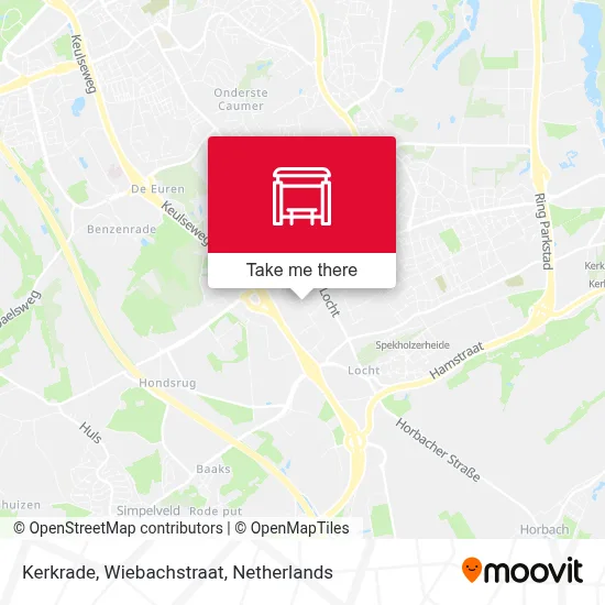 Kerkrade, Wiebachstraat map