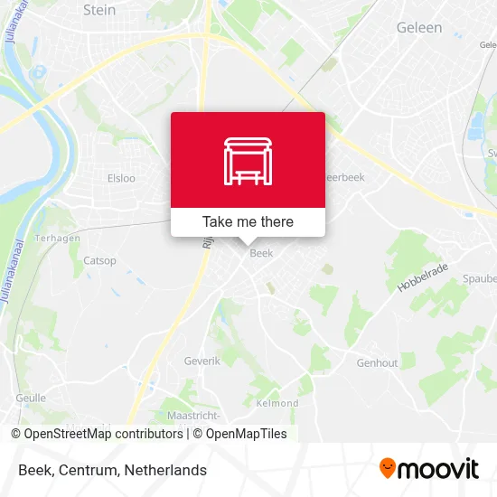Beek, Centrum Karte