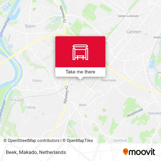 Beek, Makado Karte