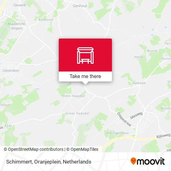 Schimmert, Oranjeplein map