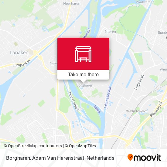 Borgharen, Adam Van Harenstraat map