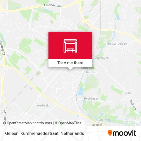 Geleen, Kummenaedestraat Karte