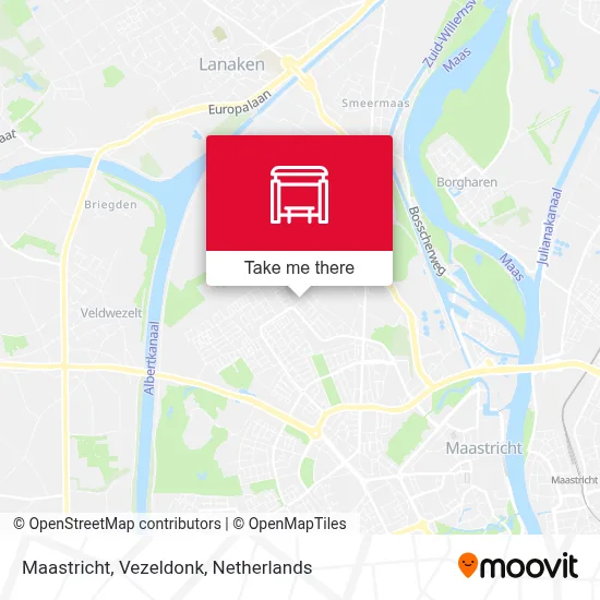 Maastricht, Vezeldonk map
