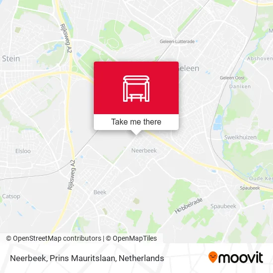 Neerbeek, Prins Mauritslaan Karte