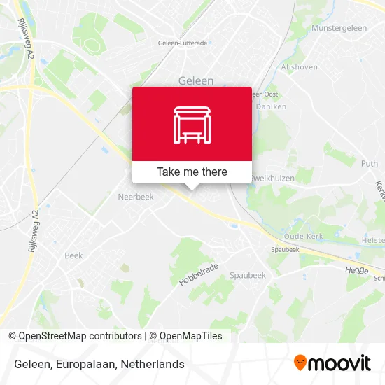 Geleen, Europalaan map