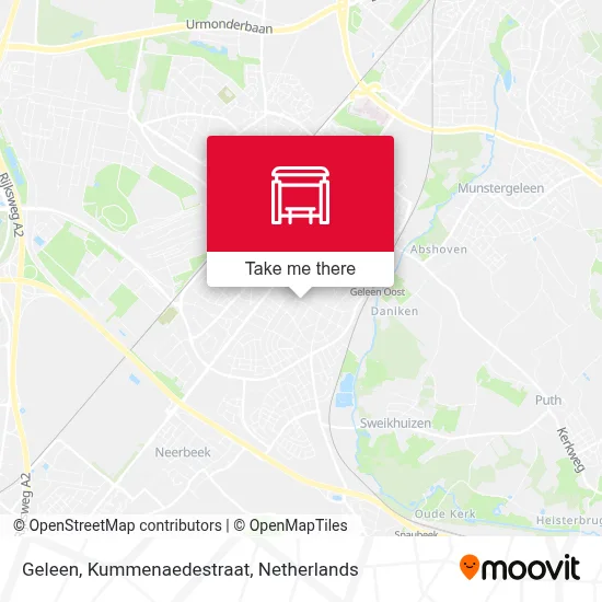 Geleen, Kummenaedestraat Karte