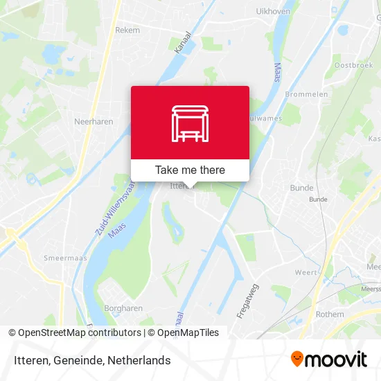 Itteren, Geneinde map