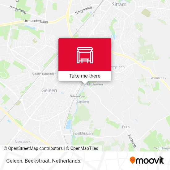 Geleen, Beekstraat map